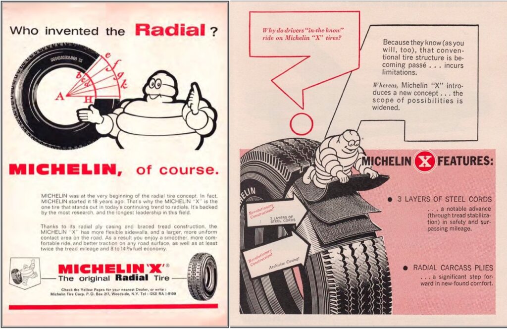 誰發明了 Radial Tire ？ 米其林廣告