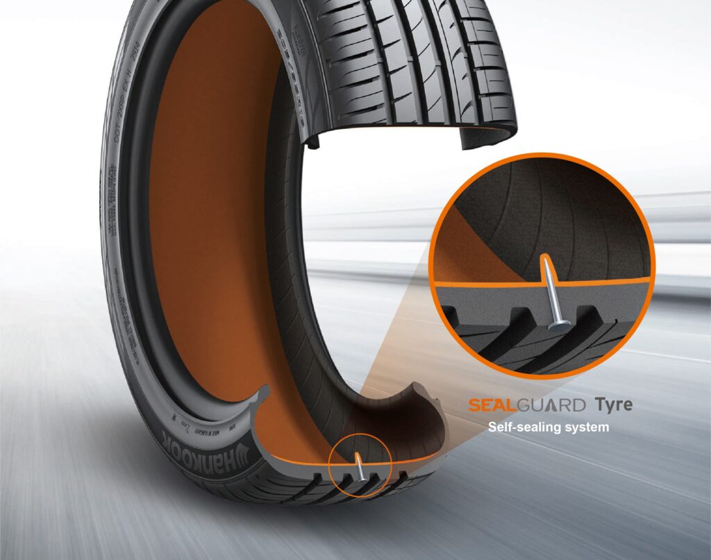 Hankook SEALGUARD® 自修補技術