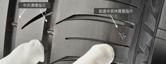 米其林輪胎 - 磨耗指示