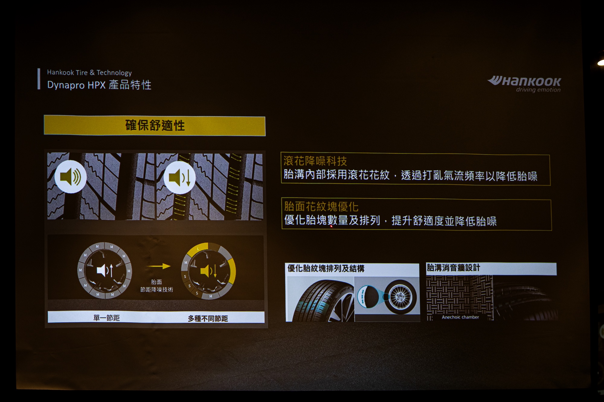 2025 Hankook 新品發表會 - Dynapro HPX 靜音降噪技術