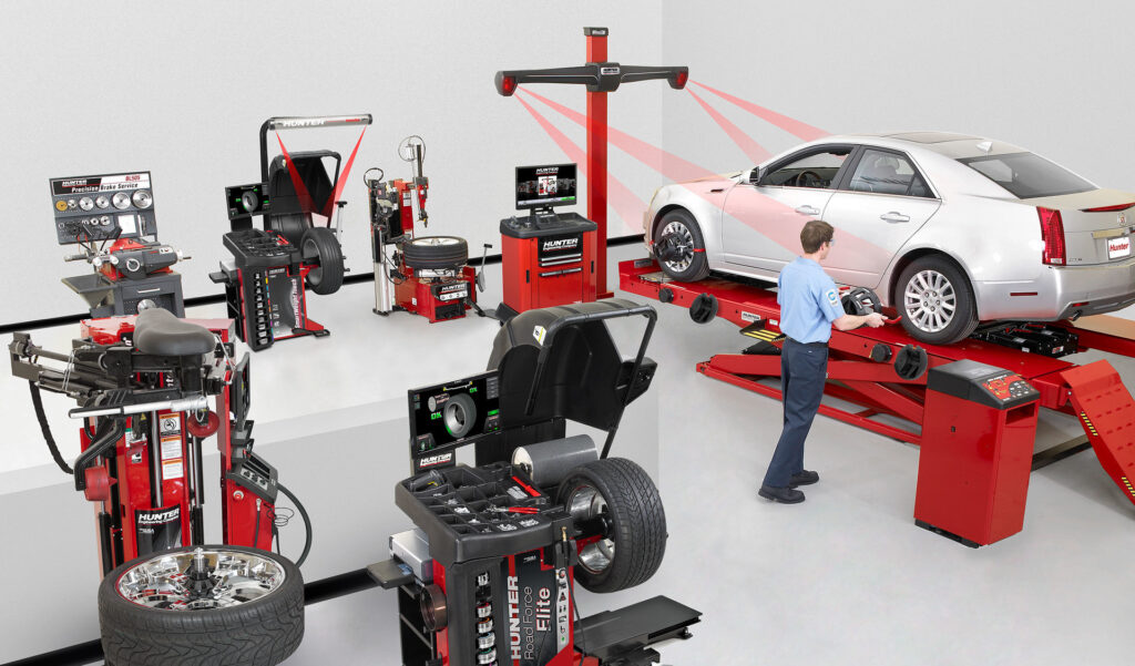 Hunter 四輪定位機