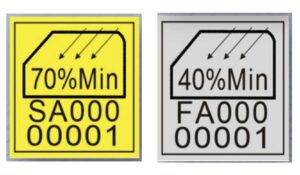 隔熱紙合格標章範例